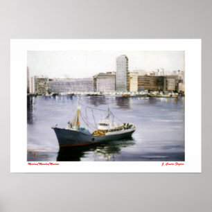 Marine/Mariña/Marine Poster