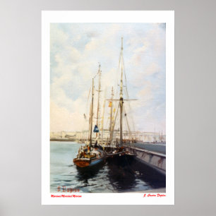 Marine/Mariña/Marine Poster