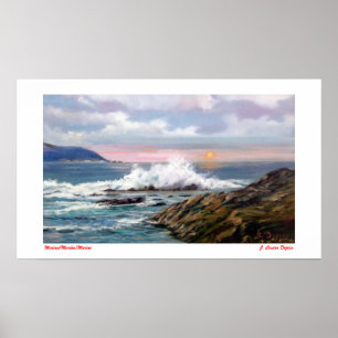 Marine/Mariña/Marine Poster