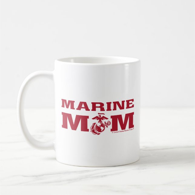 Marine Mum Coffee Mug (Left)