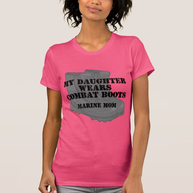 Marine Mum Daughter CB T-Shirt (Front)