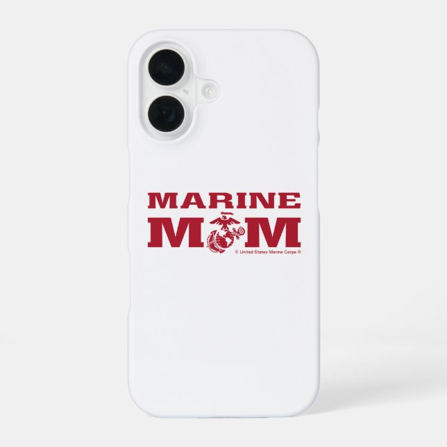 Marine Mum iPhone 16 Case (Back)