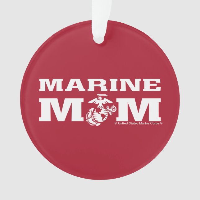 Marine Mum Ornament (Front)