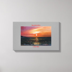 Marine navy//Marinates Canvas Print