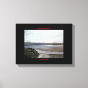 Marine navy//Marinates Canvas Print