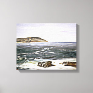 Marine navy//Marinates Canvas Print