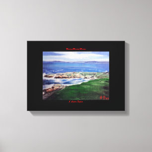 Marine navy//Marinates Canvas Print