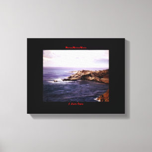 Marine navy//Marinates Canvas Print