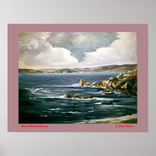 Marine navy//Seascape Poster