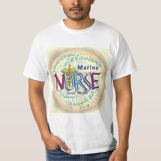 Marine Nurse Motto T-Shirt (Front)