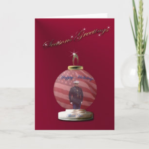 Marine Ornament Christmas Card