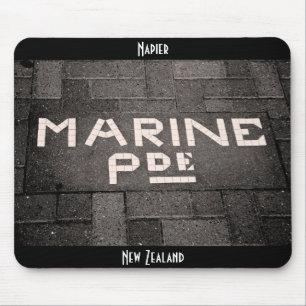 Marine Parade, Napier, New Zealand Mouse Mat