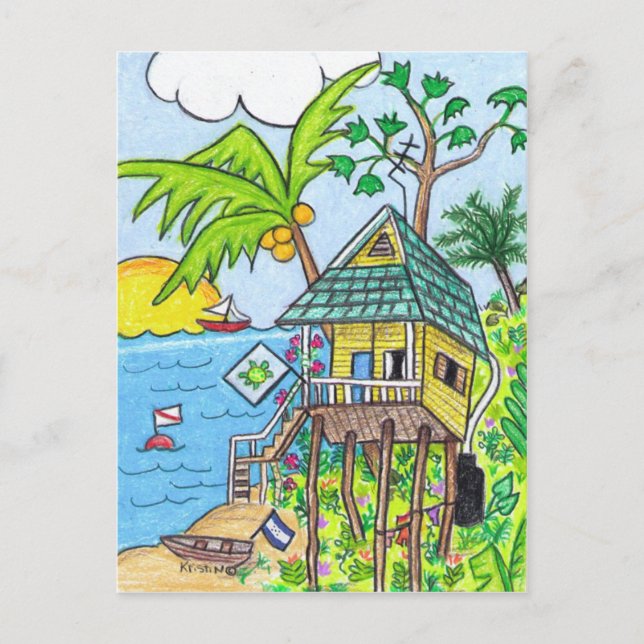 MARINE PARK post card (Front)