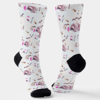 Marine pattern Crew Socks