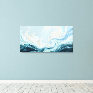 Marine Restoration and Coral Reef Healing Art Canvas Print