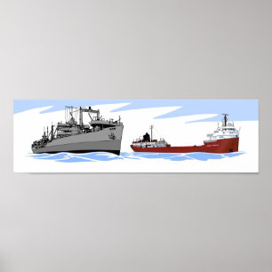 Marine Robin and Joseph H. Thompson Poster