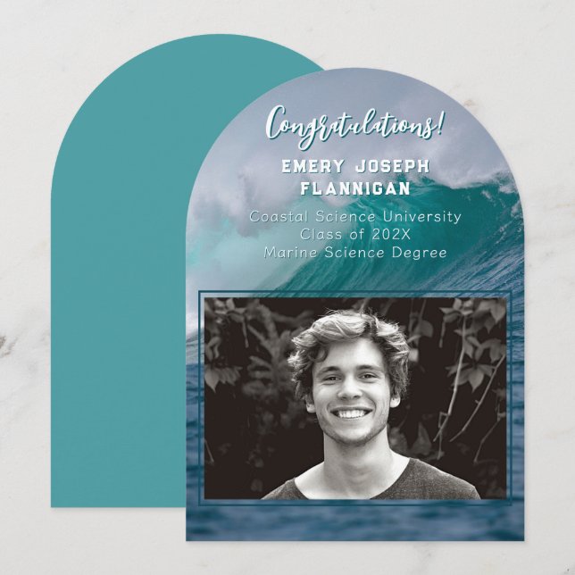 Marine Science Graduate Ocean Announcement (Front/Back)