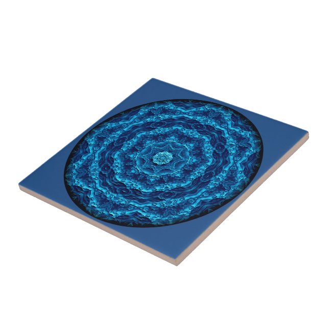 Marine Screen Vignette Mandala Tile (Side)