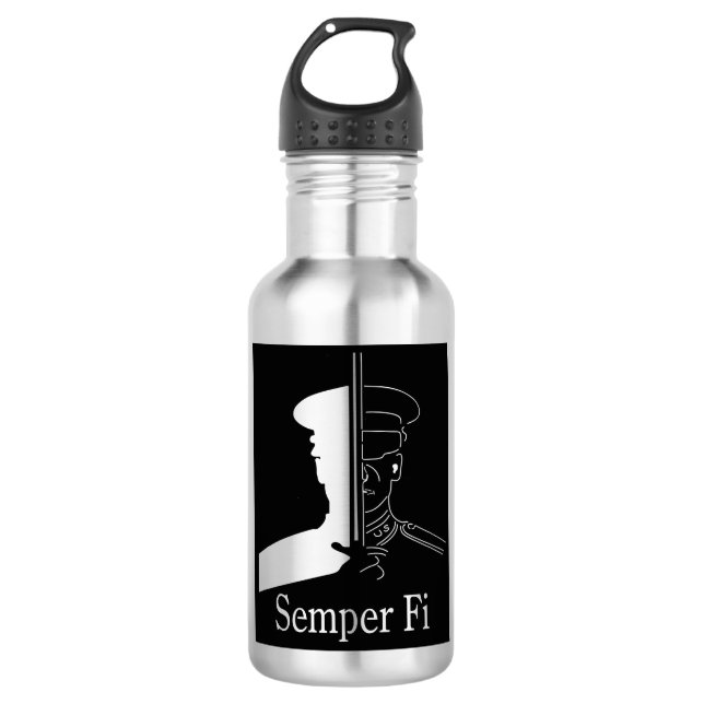 Marine Semper Fi 532 Ml Water Bottle (Front)