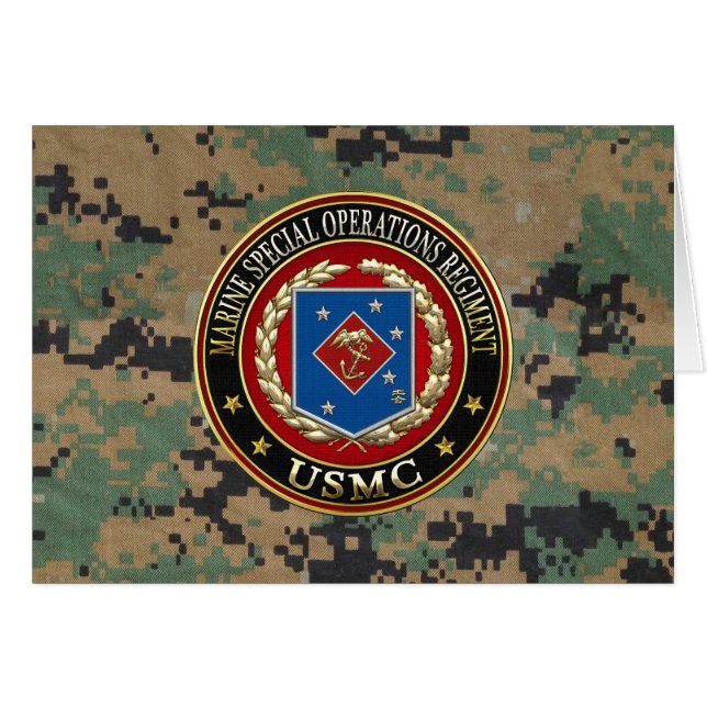 Marine Special Operations Regiment (MSOR) [3D] (Front Horizontal)
