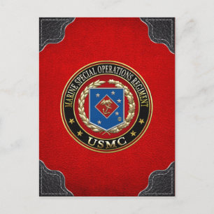 Marine Special Operations Regiment (MSOR) [3D] Postcard