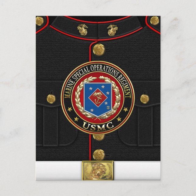 Marine Special Operations Regiment (MSOR) [3D] Postcard (Front)