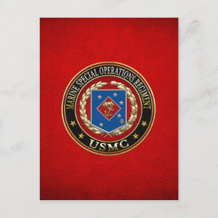 Marine Special Operations Regiment (MSOR) [3D] Postcard
