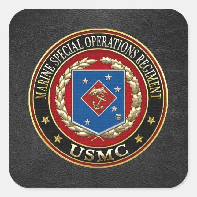 Marine Special Operations Regiment (MSOR) [3D] Square Sticker (Front)