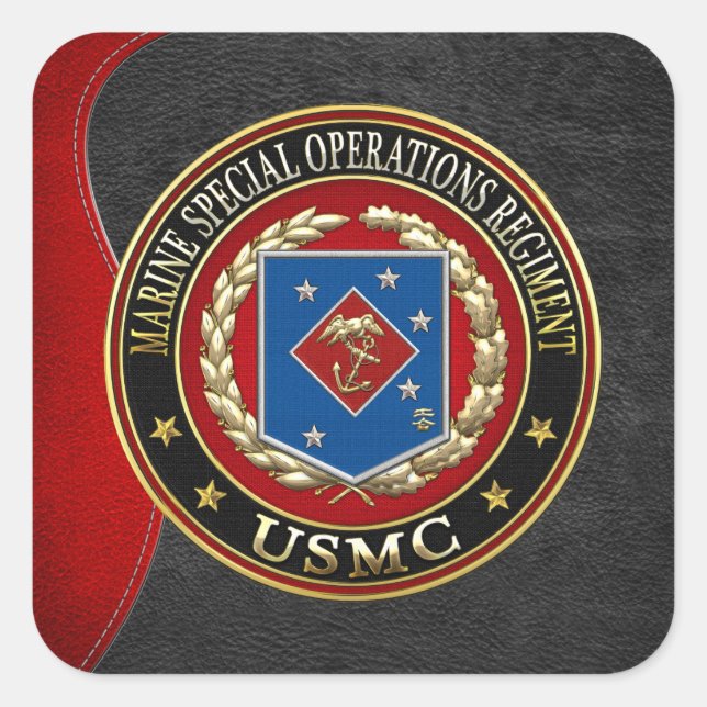 Marine Special Operations Regiment (MSOR) [3D] Square Sticker (Front)