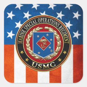 Marine Special Operations Regiment (MSOR) [3D] Square Sticker