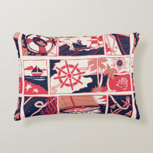 Marine story decorative cushion