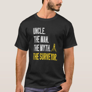 Marine Surveyor Land Surveying Uncle Land Surveyor T-Shirt
