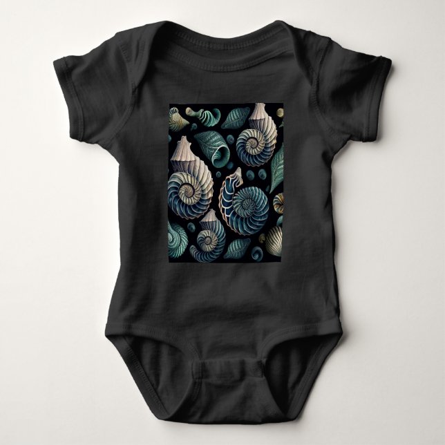 Marine Treasures Baby Bodysuit (Front)