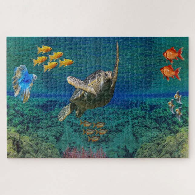 Marine Turtle Jigsaw Puzzle (Horizontal)