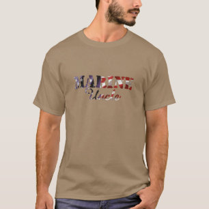 Marine Uncle American Flag T-Shirt