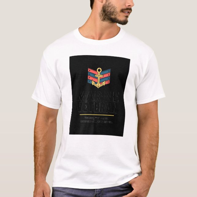 Marine Veteran T-Shirt (Front)