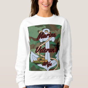 Marine Veteran's Wife Sweatshirt