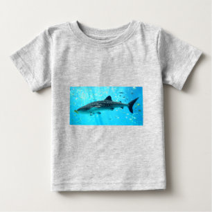 Marine Water Chic Stylish Cool Blue Whale Shark Baby T-Shirt