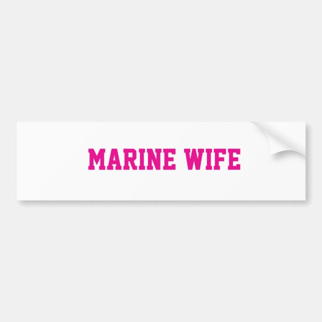 Marine Wife sticker (Front)