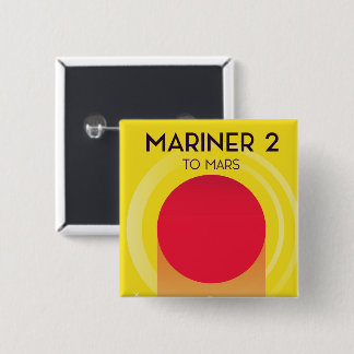 Mariner 2 To Mars 15 Cm Square Badge