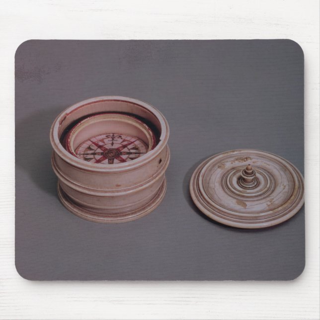 Mariner's compass in an ivory case mouse mat (Front)