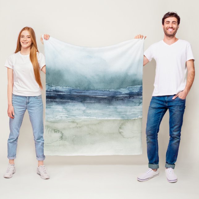 Mariner's Mist - Shoreline Fleece Blanket (In Situ)