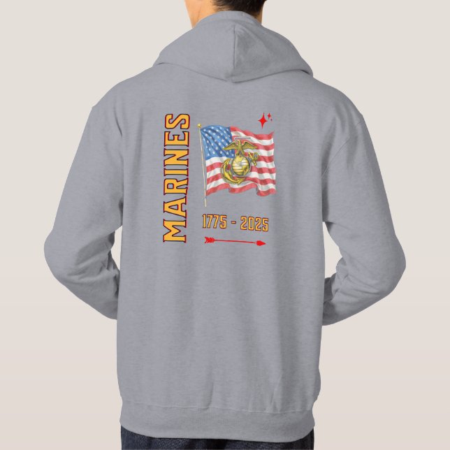 MARINES 1775 Hoodie (Back)