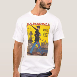 Marines - active service - land, sea, air T-Shirt