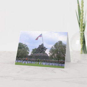 Marines at Iwo Jima Statue,Card Card