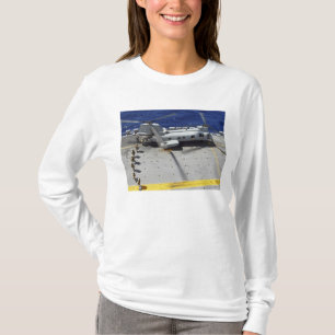 Marines board a CH-46E Sea Knight helicopter T-Shirt