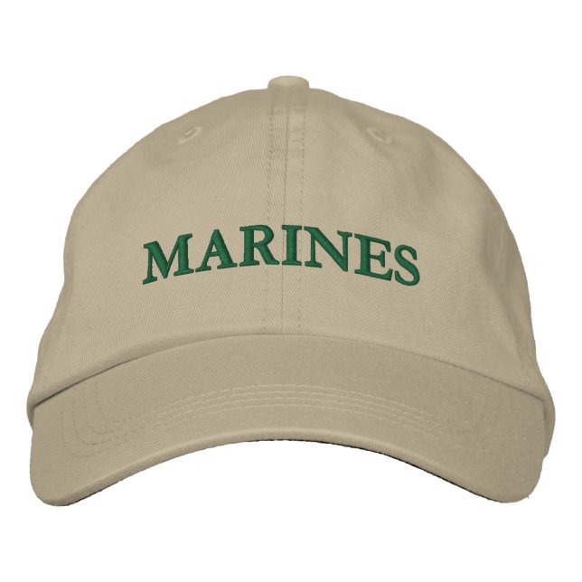 MARINES EMBROIDERED HAT (Front)