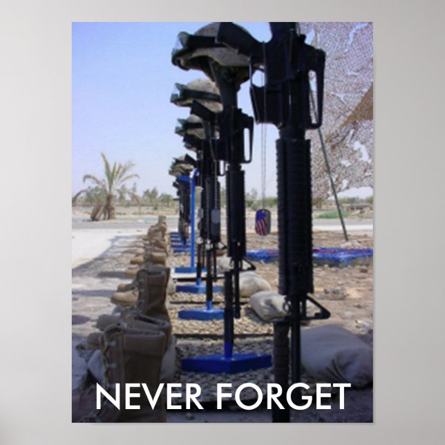 Marines  Fallen Soldiers Poster (Front)