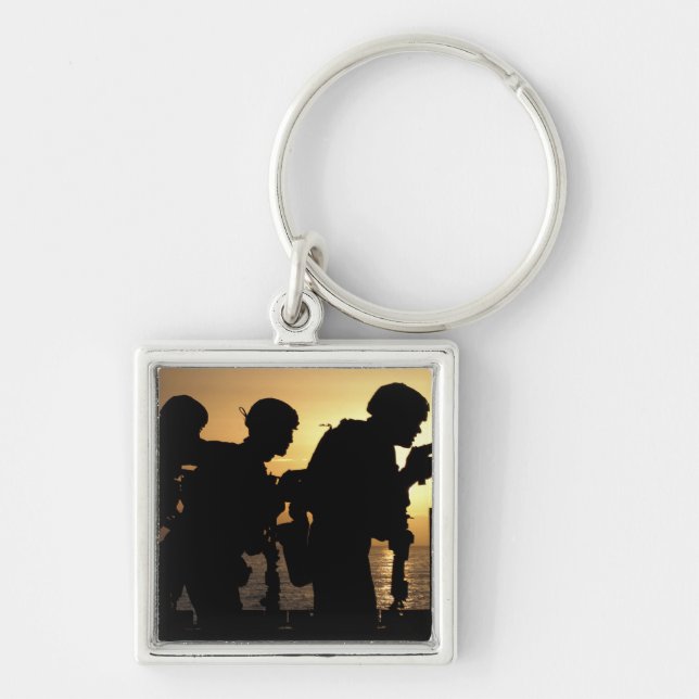 Marines fire 9mm handguns key ring (Front)