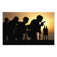 Marines fire 9mm handguns